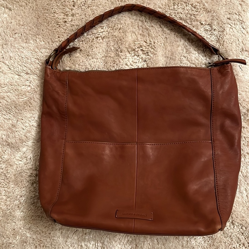 Lucky Brand brown leather purse
